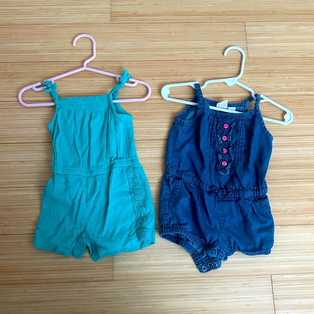 Set of 2 rompers